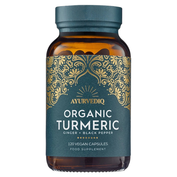 Organic Turmeric Ginger Black Pepper 120 Caps