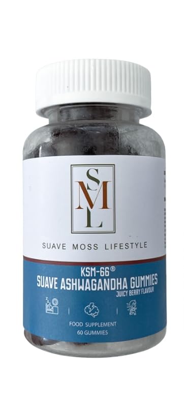 ASHWAGANDHA KSM 66 +L THEANINE RHODIOLA SUGAR FREE 60 GUMMIES