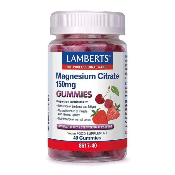 Magnesium Citrate Gummies 150mg Lamberts