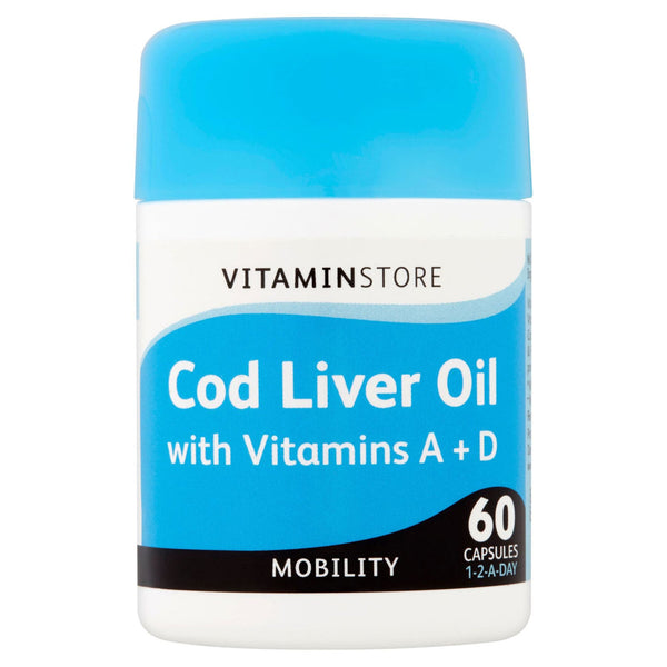 Cod Liver Oil 500mg Vitamin Store