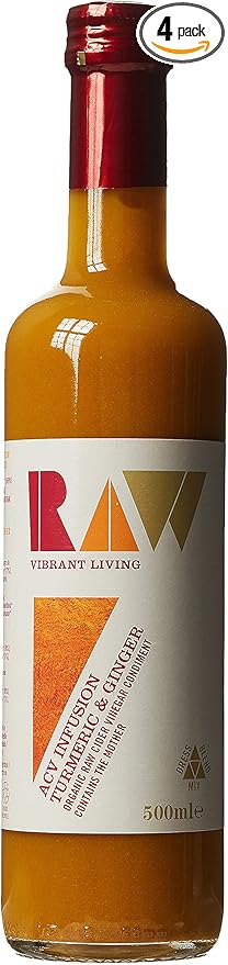 ORGANIC APPLE CIDER TUMERIC & GINGER UNPASTEURISED UNFILTERED 500 ML