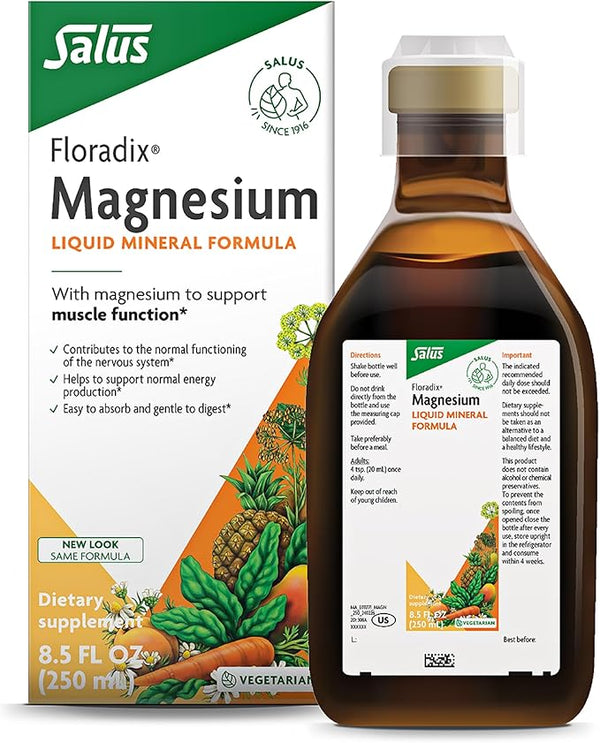 Floradix Magnesium Liquid Mineral Formula 250 ml