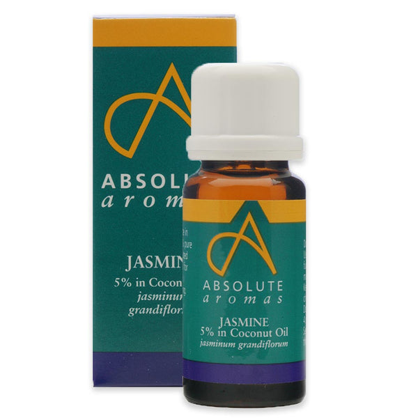 ABSOLUTE AROMAS JASMINE 5% COCONUT OIL 10 ML