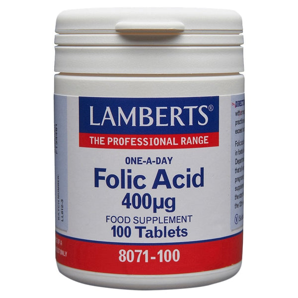 Folic Acid 400ug Lamberts