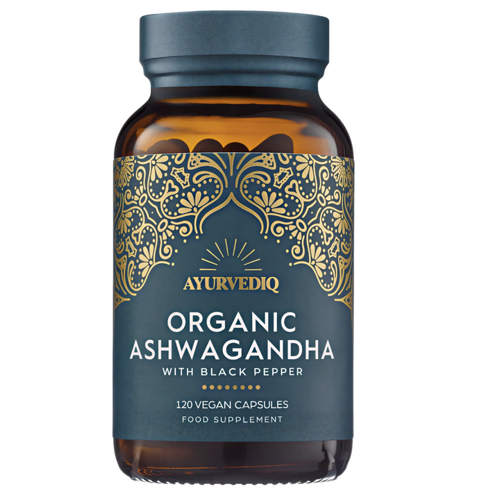 Organic Ashwagandha Black Pepper 120 Caps