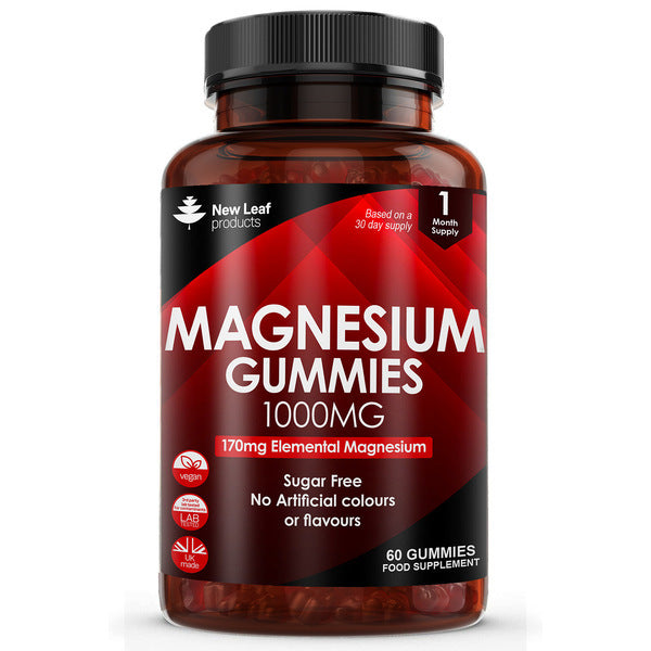 MAGNESIUM 60 GUMMIES 1000 MG SUGARFREE